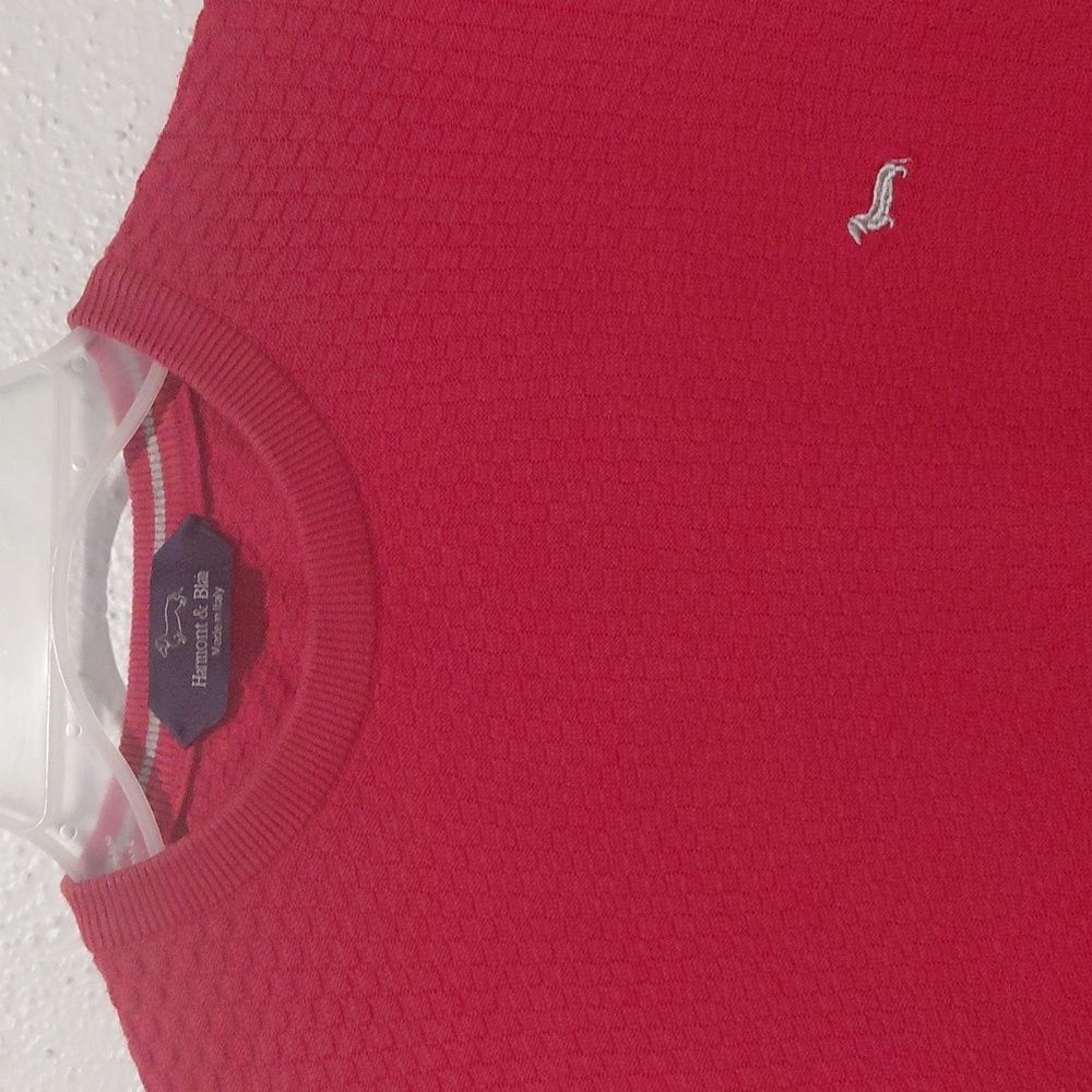 Harmont & Blaine Men's Red Crewneck Sweater